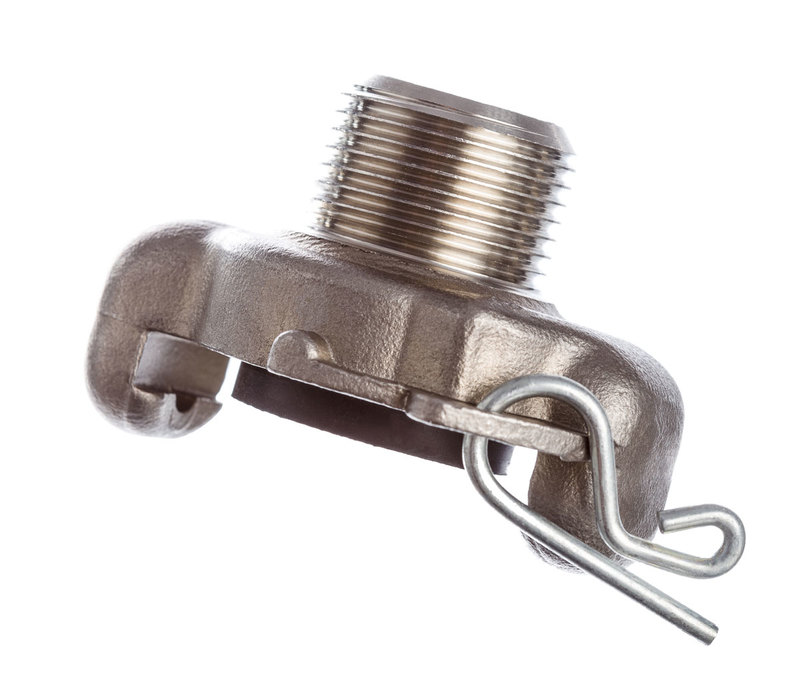 Engate Universal Rosca Externa Aço Inox Com Trava