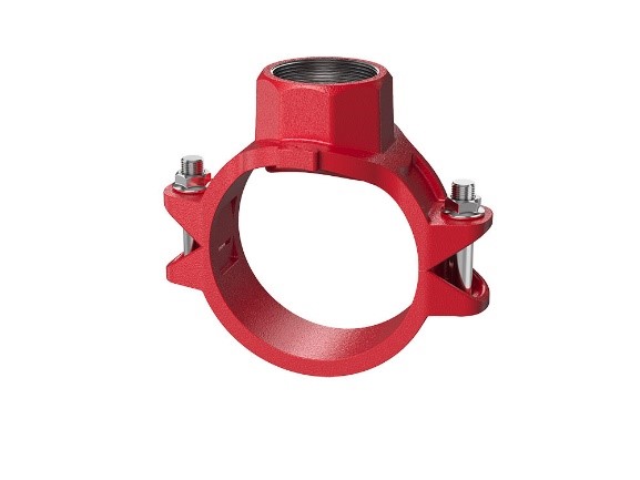 Tê Mecânico Com Saída Roscada Npt TT Grooved UL/FM